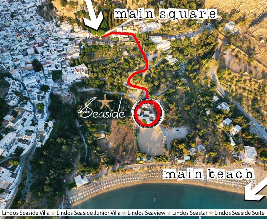 Lindos Seaview Apartment Екстериор снимка